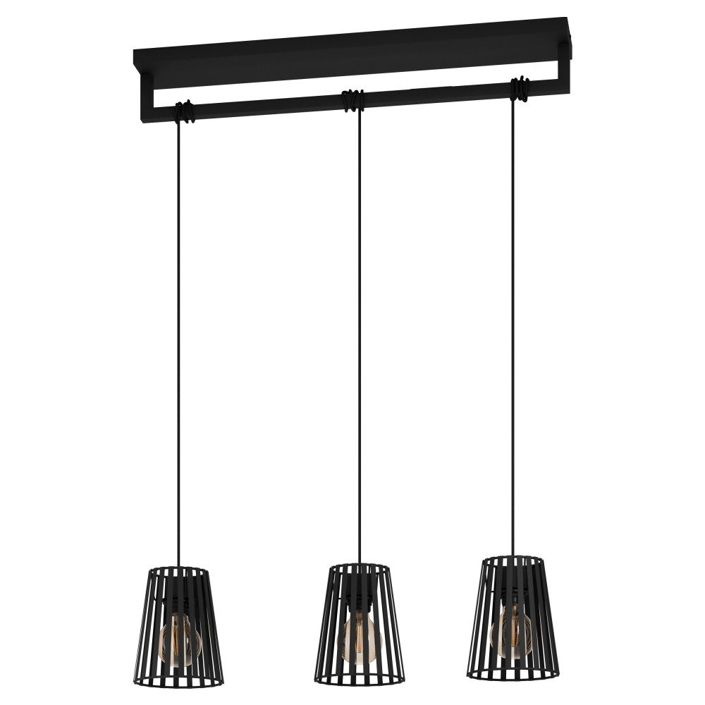 Lustra cu 3 pendule design modern Bogota negru, Promotii lustre, reduceri⭐ corpuri de iluminat, mobila si decoratiuni de interior si exterior.⭕Oferte Pret redus online ➽ www.evalight.ro❗ a