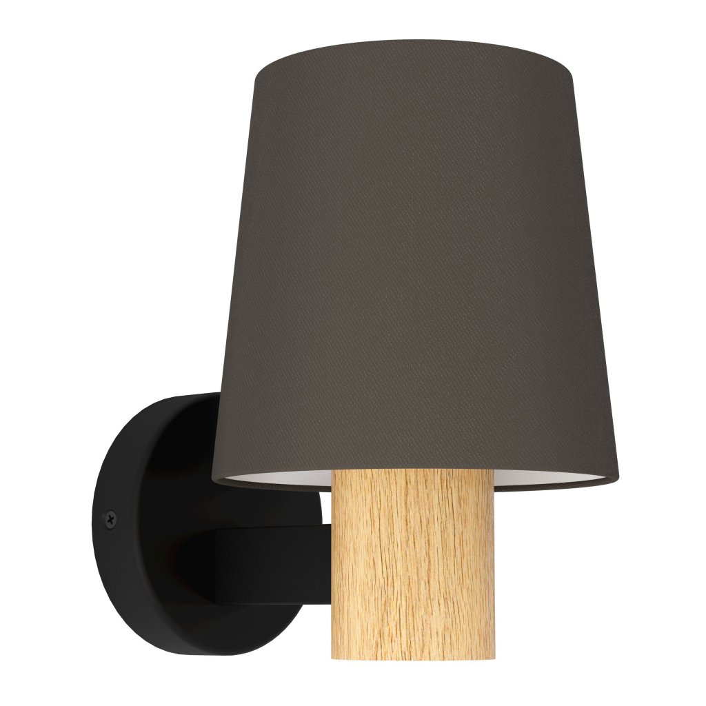 Aplica de perete design modern Edale negru, maro, Promotii lustre, reduceri⭐ corpuri de iluminat, mobila si decoratiuni de interior si exterior.⭕Oferte Pret redus online ➽ www.evalight.ro❗ a