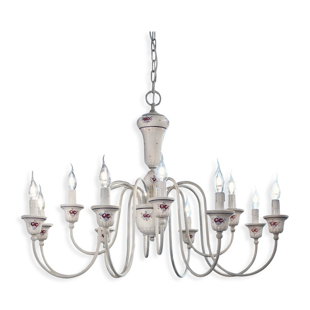 Candelabru clasic cu 12 brate realizat manual din ceramica SANREMO, Candelabre si Lustre moderne elegante⭐ modele clasice de lux pentru living, bucatarie si dormitor.✅ DeSiGn actual Top 2020!❤️Promotii lampi❗ ➽ www.evalight.ro. Oferte corpuri de iluminat suspendate pt camere de interior (înalte), suspensii (lungi) de tip lustre si candelabre, pendule decorative stil modern, clasic, rustic, baroc, scandinav, retro sau vintage, aplicate pe perete sau de tavan, cu cristale, abajur din material textil, lemn, metal, sticla, bec Edison sau LED, ieftine de calitate deosebita la cel mai bun pret. a