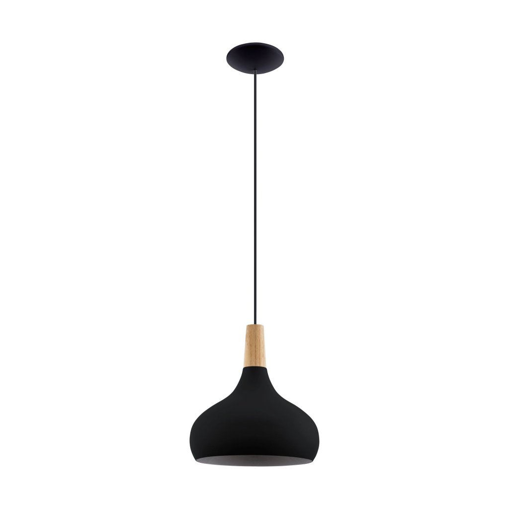 Pendul design modern Sabinar negru, maro 40cm, Promotii lustre, reduceri⭐ corpuri de iluminat, mobila si decoratiuni de interior si exterior.⭕Oferte Pret redus online ➽ www.evalight.ro❗ a