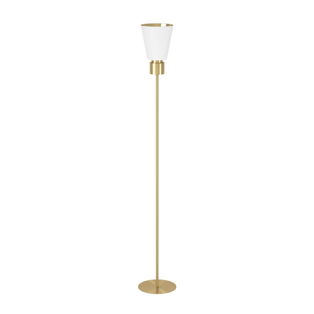 Lampadar, lampa de podea design modern Aglientina alb, auriu, Lampadare moderne de podea⭐ modele elegante pentru iluminat camera living dormitor.✅DeSiGn decorativ de lux unic!❤️Promotii lampi❗ ➽www.evalight.ro. Alege corpuri de iluminat de podea pt interior cu reader LED, ieftine de calitate deosebita la cel mai bun pret. a