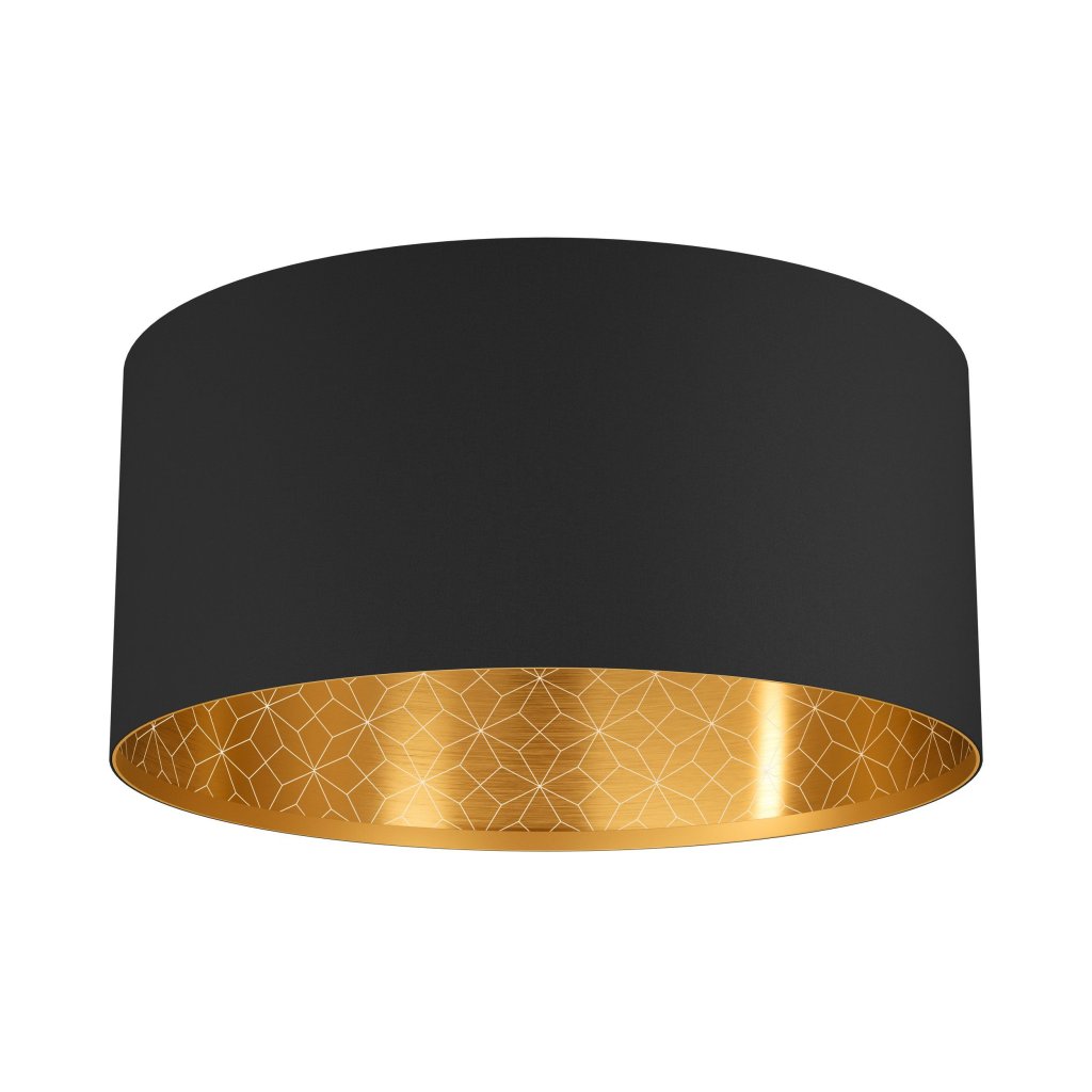 Plafoniera design modern Zaragoza negru, auriu, Promotii lustre, reduceri⭐ corpuri de iluminat, mobila si decoratiuni de interior si exterior.⭕Oferte Pret redus online ➽ www.evalight.ro❗ a