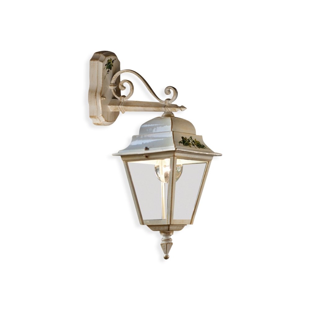 Aplica de perete clasica pentru exterior realizata manual GORIZIA, Aplice de exterior clasice, rustice, traditionale⭐ lampi de perete pentru iluminat exterior terasa casa.✅Design decorativ unic!❤️Promotii online❗ ➽www.evalight.ro. Alege oferte la corpuri de iluminat exterior rezistente la apa tip felinar din metal antichizat, abajur din sticla cu decor ornamental, bec LED si lumina ambientala, ieftine si de lux, calitate deosebita la cel mai bun pret. a