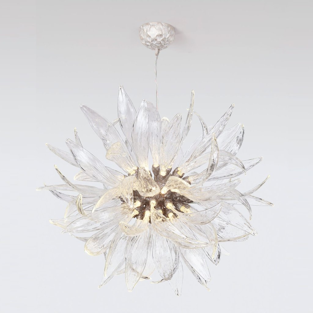 Lustra LED suspendata deosebita design LUX Dandelion Floccus Large, 120cm, Candelabre si Lustre moderne⭐ modele elegante de lux pentru dormitor living, bucatarie.✅DeSiGn decorativ unic!❤️Promotii lampi❗ ➽www.evalight.ro. Alege corpuri de iluminat suspendate pt interior stil modern, suspensii de tip pendule cu cristale, abajur material textil, lemn, metal, sticla, bec tip lumanare Edison sau LED, ieftine de calitate deosebita la cel mai bun pret.

 a