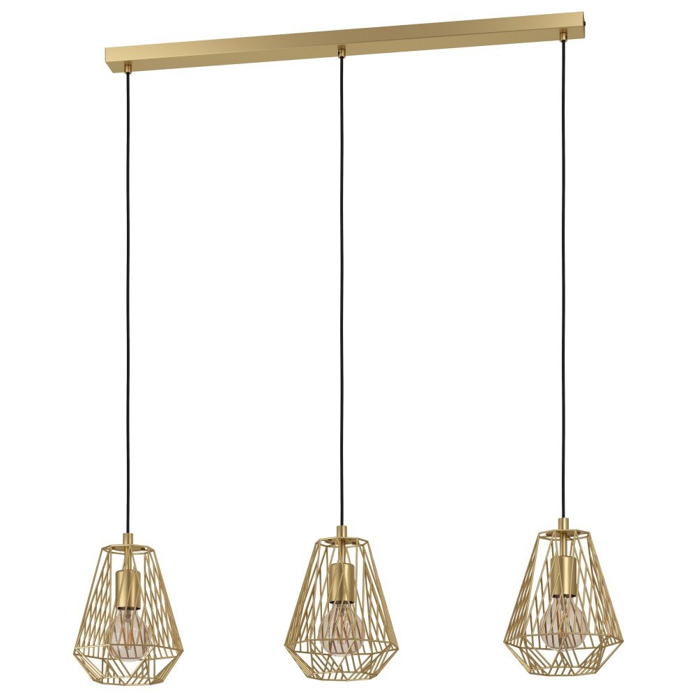 Lusra cu 3 pendule design modern Style auriu, Promotii lustre, reduceri⭐ corpuri de iluminat, mobila si decoratiuni de interior si exterior.⭕Oferte Pret redus online ➽ www.evalight.ro❗ a