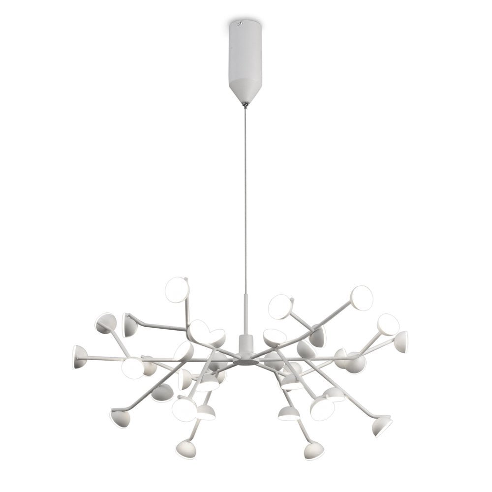 Lustra LED design modern ADN alb Large, Candelabre si Lustre moderne elegante⭐ modele clasice de lux pentru living, bucatarie si dormitor.✅ DeSiGn actual Top 2020!❤️Promotii lampi❗ ➽ www.evalight.ro. Oferte corpuri de iluminat suspendate pt camere de interior (înalte), suspensii (lungi) de tip lustre si candelabre, pendule decorative stil modern, clasic, rustic, baroc, scandinav, retro sau vintage, aplicate pe perete sau de tavan, cu cristale, abajur din material textil, lemn, metal, sticla, bec Edison sau LED, ieftine de calitate deosebita la cel mai bun pret. a