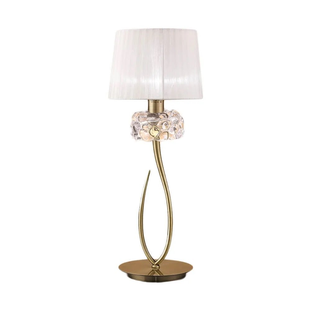 Veioza, Lampa de masa clasica LOEWE antique brass/ abajur alb, Candelabre si Lustre moderne elegante⭐ modele clasice de lux pentru living, bucatarie si dormitor.✅ DeSiGn actual Top 2020!❤️Promotii lampi❗ ➽ www.evalight.ro. Oferte corpuri de iluminat suspendate pt camere de interior (înalte), suspensii (lungi) de tip lustre si candelabre, pendule decorative stil modern, clasic, rustic, baroc, scandinav, retro sau vintage, aplicate pe perete sau de tavan, cu cristale, abajur din material textil, lemn, metal, sticla, bec Edison sau LED, ieftine de calitate deosebita la cel mai bun pret. a