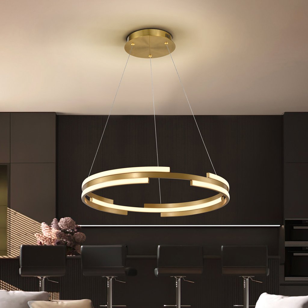 Lustra LED moderna design circular Ciclos aurie, Corpuri de iluminat interior LED⭐ modele lustre interior LED pentru living, dormitor, bucatarie, baie.✅DeSiGn decorativ de lux!❤️Promotii lampi LED❗ ➽www.evalight.ro. Alege Corpuri de iluminat interior LED elegante in stil modern, suspendate sau aplicate de tavan si perete, ieftine de calitate deosebita la cel mai bun pret. a