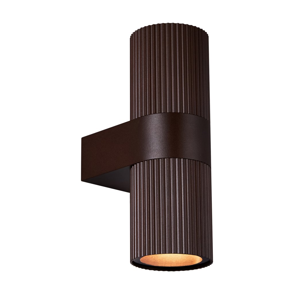 Aplica de perete exterior IP54 cu lumina sus / jos Kyklop maro ruginiu, Aplice de exterior moderne, LED⭐ lampi de perete pentru iluminat exterior terasa casa si gradina.✅Design decorativ!❤️Promotii❗ ➽www.evalight.ro. Alege corpuri de iluminat exterior rezistente la apa tip spoturi aplicate pt perete sau tavan, metalice, abajur din sticla cu decor ornamental, bec LED si lumina ambientala, ieftine si de lux, calitate deosebita la cel mai bun pret. a