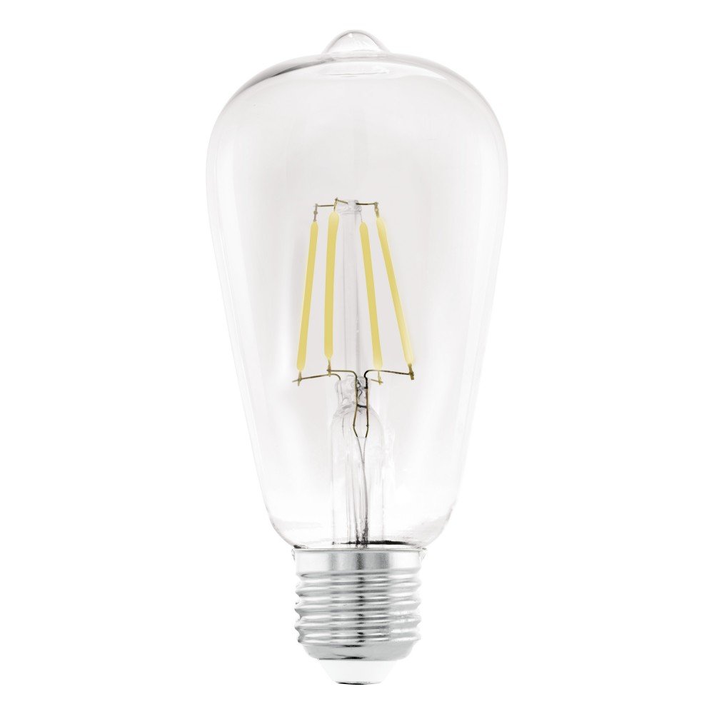 Bec E27-LED-ST64 7W 806lm 2700K, Becuri LED E27 - Bec soclu E27 - dulie bec E27⭐ modele becuri economice LED si clasice cu filament Edison style, decorative vintage.✅Clasa eficienta energetica❗ ➽ www.evalight.ro. Alege temperatura de culoare potrivita a becurilor functie de tipul de iluminare: cu lumina calda, rece, naturala sau neutra. 
Becuri cu soclu (dulie) de tip E27, surse de iluminat inteligente: cu senzor de miscare (telecomanda), (solare) cu consum redus de energie, surse incandescente cu dulie si soclu normale (ceramica, sticla, plastic, aluminiu), LED dimabile cu lumina calda (3000K), lumina rece alba (6500K) si lumina neutra (4000K), lumina naturala, flux luminos cu lumeni, bec LED echivalent 40W / 60W / 100W  tensinea curentului electric este de 12V fata de 220V (Volti) si durata mare de viata, becuri cu lumina puternica stralucitoare, colorate si multicolore, cu forma de lumanare, glob mare sau mic, rezistente la caldura si la apa, ce se aprinde instant la trecerea curentului electric, cu garantie cel mai bun pret❗ a