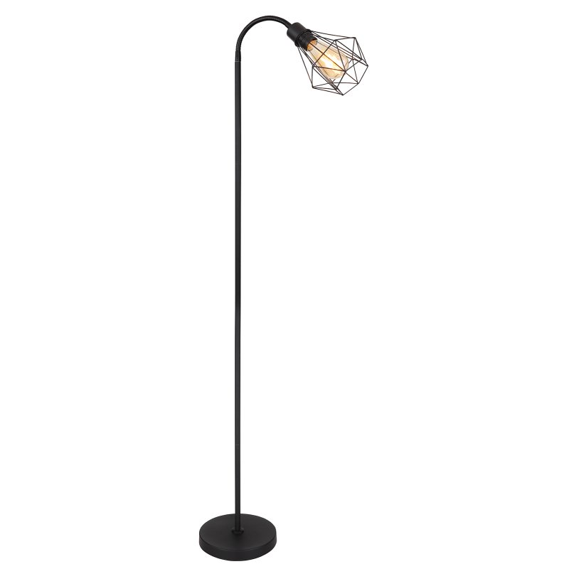 Lampadar, lampa de podea design modern Isabella negru mat, Lampadare moderne de podea⭐ modele elegante pentru iluminat camera living dormitor.✅DeSiGn decorativ de lux unic!❤️Promotii lampi❗ ➽www.evalight.ro. Alege corpuri de iluminat de podea pt interior cu reader LED, ieftine de calitate deosebita la cel mai bun pret. a