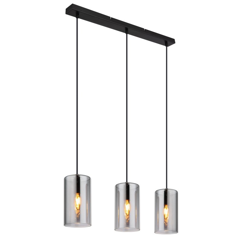 Lustra suspendata design modern Olly negru, fumuriu, Candelabre si Lustre moderne elegante⭐ modele clasice de lux pentru living, bucatarie si dormitor.✅ DeSiGn actual Top 2020!❤️Promotii lampi❗ ➽ www.evalight.ro. Oferte corpuri de iluminat suspendate pt camere de interior (înalte), suspensii (lungi) de tip lustre si candelabre, pendule decorative stil modern, clasic, rustic, baroc, scandinav, retro sau vintage, aplicate pe perete sau de tavan, cu cristale, abajur din material textil, lemn, metal, sticla, bec Edison sau LED, ieftine de calitate deosebita la cel mai bun pret. a