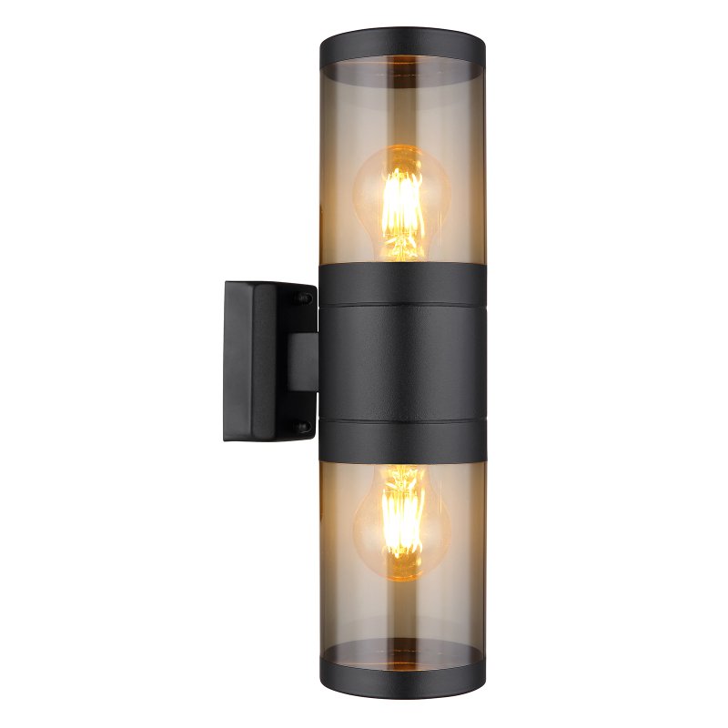 Aplica pentru exterior design modern IP44 Xeloo negru, fumuriu, Aplice de exterior moderne, LED⭐ lampi de perete pentru iluminat exterior terasa casa si gradina.✅Design decorativ!❤️Promotii❗ ➽www.evalight.ro. Alege corpuri de iluminat exterior rezistente la apa tip spoturi aplicate pt perete sau tavan, metalice, abajur din sticla cu decor ornamental, bec LED si lumina ambientala, ieftine si de lux, calitate deosebita la cel mai bun pret. a