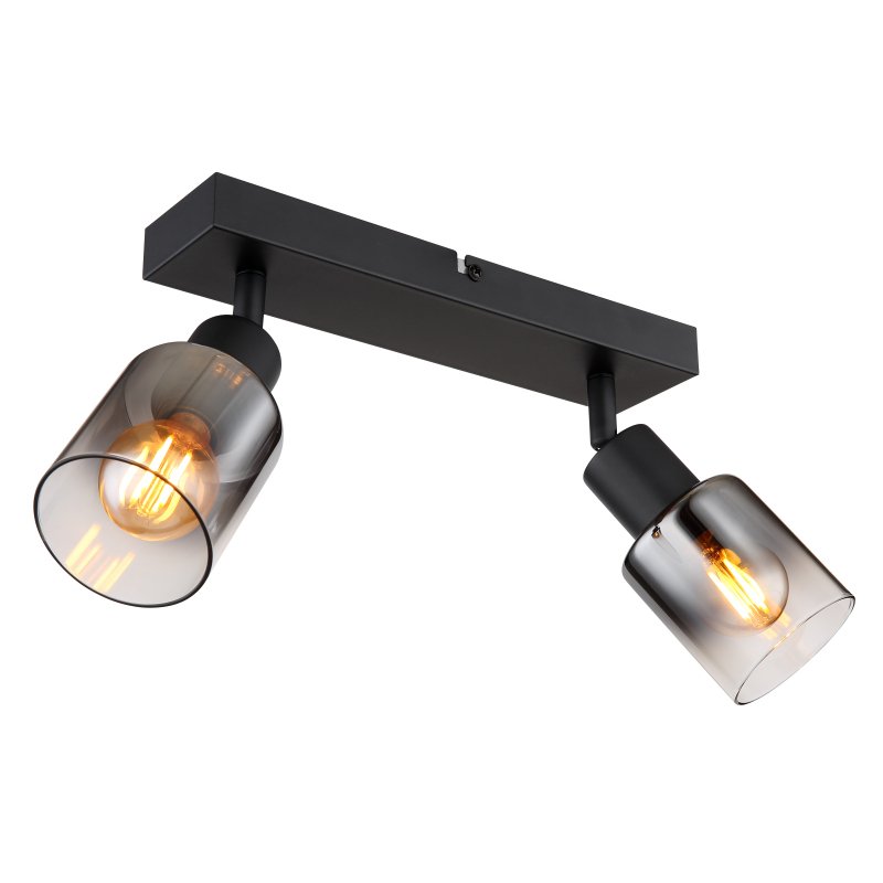 Aplica 2L design modern Hubertus negru, Aplice cu spot, LED⭐ spot-uri aplicate de perete sau tavan corpuri de iluminat cu directie reglabila.✅Design decorativ 2022!❤️Promotii lampi❗ ➽ www.evalight.ro. Alege oferte aplice moderne de iluminat interior, lustre si plafoniere tip spot orientabil pe bara cu intrerupator, simple si ieftine de calitate la cel mai bun pret. a