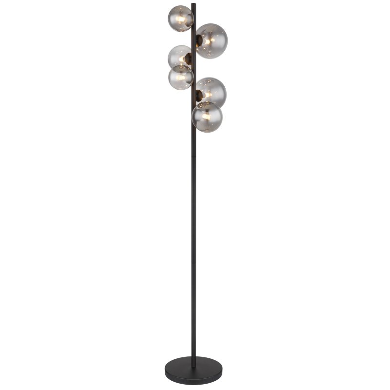 Lampadar, lampa de podea design modern Riha negru, Lampadare moderne de podea⭐ modele elegante pentru iluminat camera living dormitor.✅DeSiGn decorativ de lux unic!❤️Promotii lampi❗ ➽www.evalight.ro. Alege corpuri de iluminat de podea pt interior cu reader LED, ieftine de calitate deosebita la cel mai bun pret. a