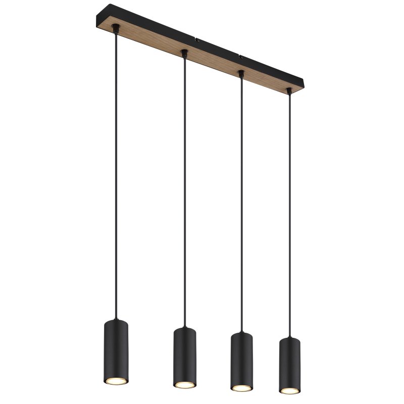 Lustra 4L design industrial Robby negru, maro, Pendule / Lustre suspendate moderne, LED⭐ modele elegante pentru bucatarie, living dormitor.✅DeSiGn decorativ unic!❤️Promotii lampi❗ ➽www.evalight.ro. Alege corpuri de iluminat suspendate pt interior stil modern, suspensii de tip pendule cu cristale, abajur material textil, lemn, metal, sticla, bec tip lumanare Edison sau LED, ieftine si de lux, calitate deosebita la cel mai bun pret. a