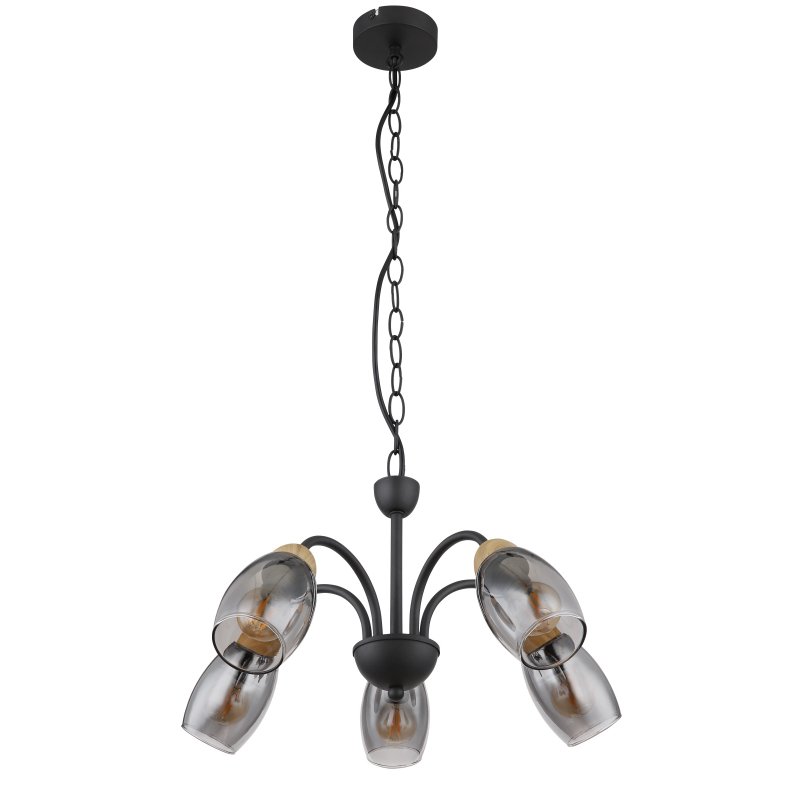 Lustra 5L design modern Gerly negru, Candelabre si Lustre moderne elegante⭐ modele clasice de lux pentru living, bucatarie si dormitor.✅ DeSiGn actual Top 2020!❤️Promotii lampi❗ ➽ www.evalight.ro. Oferte corpuri de iluminat suspendate pt camere de interior (înalte), suspensii (lungi) de tip lustre si candelabre, pendule decorative stil modern, clasic, rustic, baroc, scandinav, retro sau vintage, aplicate pe perete sau de tavan, cu cristale, abajur din material textil, lemn, metal, sticla, bec Edison sau LED, ieftine de calitate deosebita la cel mai bun pret. a