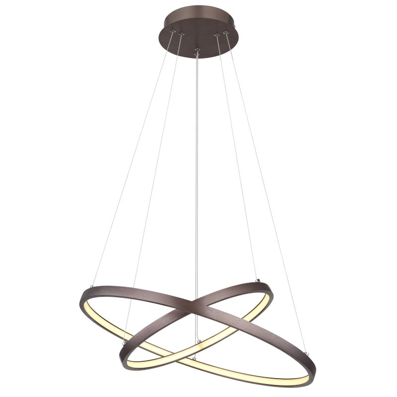 Lustra LED suspendata design modern Ralph cafea 51cm, Lustre LED, moderne⭐ modele pendule pentru iluminat dormitor, living, bucatarie.✅DeSiGn decorativ unic!❤️Promotii lampi LED❗ ➽ www.evalight.ro. Alege corpuri de iluminat cu LED suspendate pt interior, suspensii elegante de lux cu cristale (becuri cu leduri si module LED integrate cu lumina calda, naturala sau rece), ieftine de calitate deosebita la cel mai bun pret.  a