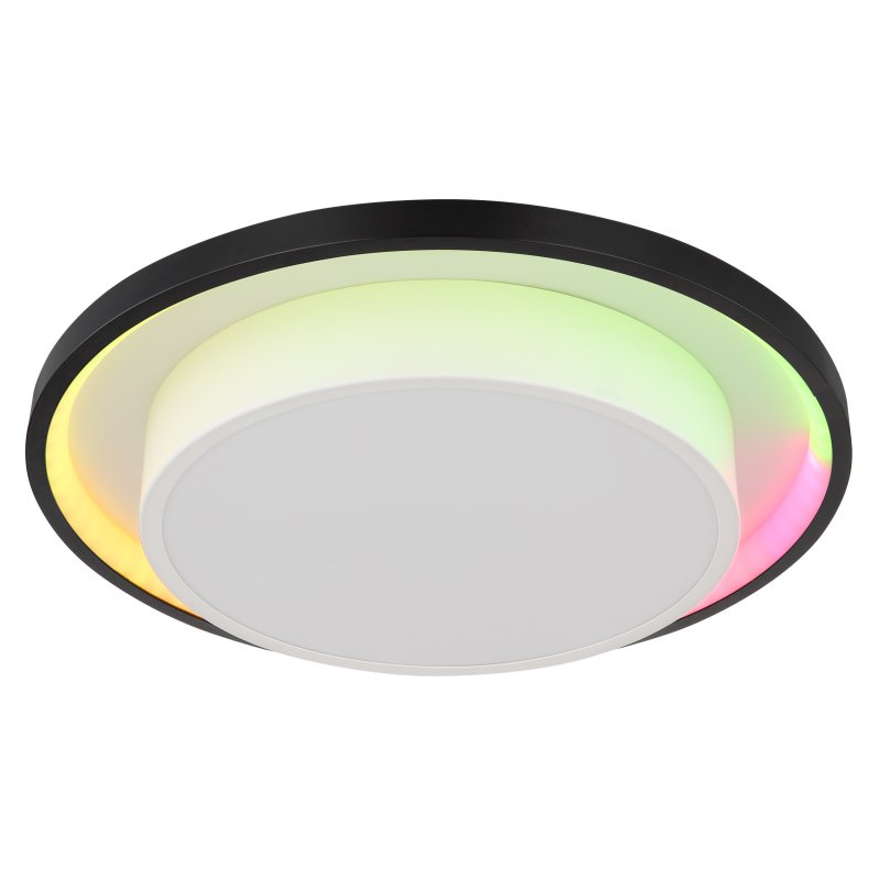 Plafoniera LED RGB cu telecomanda design industrial Morgan 39,5cm, Corpuri de iluminat interior LED⭐ modele lustre interior LED pentru living, dormitor, bucatarie, baie.✅DeSiGn decorativ de lux!❤️Promotii lampi LED❗ ➽www.evalight.ro. Alege Corpuri de iluminat interior LED elegante in stil modern, suspendate sau aplicate de tavan si perete, ieftine de calitate deosebita la cel mai bun pret. a