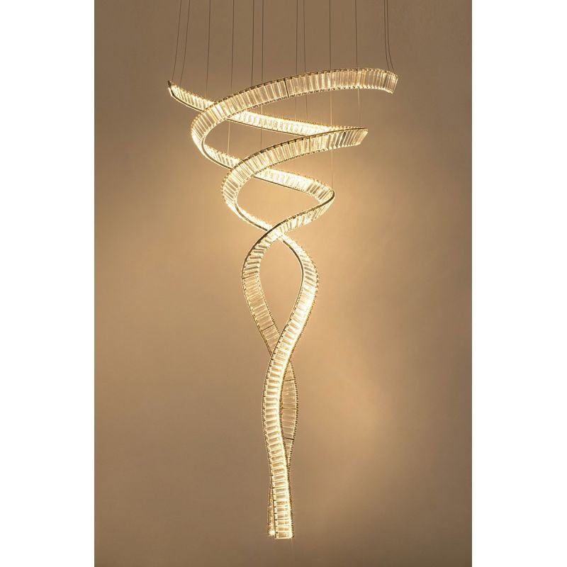 Lustra LED casa scarii design deosebit CHARMES 2B crom, Lustre si corpuri de iluminat pentru casa scarii⭐ candelabre mari elegante de lux, decorate cu cristale, stil modern.✅DeSiGn decorativ unic❗ ➽www.evalight.ro. Alege corpuri de iluminat interior suspendate de tip suspensii, modele potrivite pt HoReCa (hotel, receptie restaurant, pensiune, bar), spatii comerciale sau case spatioase cu tavan înalt, calitate deosebita la cel mai bun pret. a