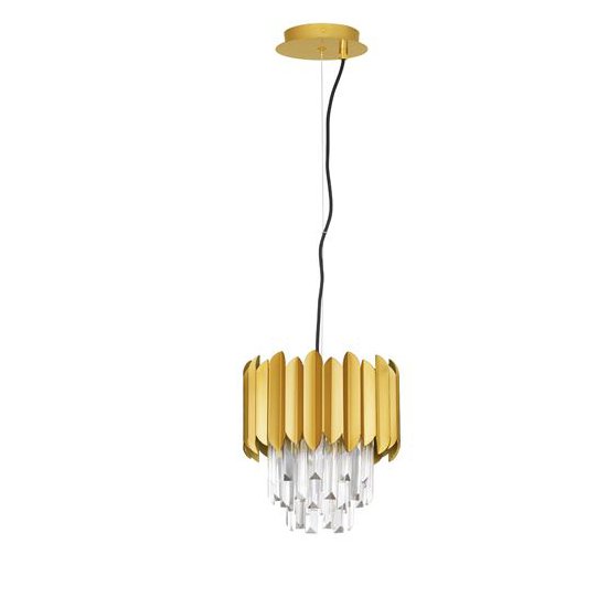 Lustra/Pendul design elegant MAGNOLIA auriu, Promotii lustre, reduceri⭐ corpuri de iluminat, mobila si decoratiuni de interior si exterior.⭕Oferte Pret redus online ➽ www.evalight.ro❗ a