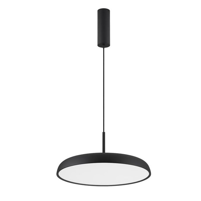 Lustra LED suspendata dimabila cu telecomanda LINUS D-45cm, Lustre LED, moderne⭐ modele pendule pentru iluminat dormitor, living, bucatarie.✅DeSiGn decorativ unic!❤️Promotii lampi LED❗ ➽ www.evalight.ro. Alege corpuri de iluminat cu LED suspendate pt interior, suspensii elegante de lux cu cristale (becuri cu leduri si module LED integrate cu lumina calda, naturala sau rece), ieftine de calitate deosebita la cel mai bun pret.  a