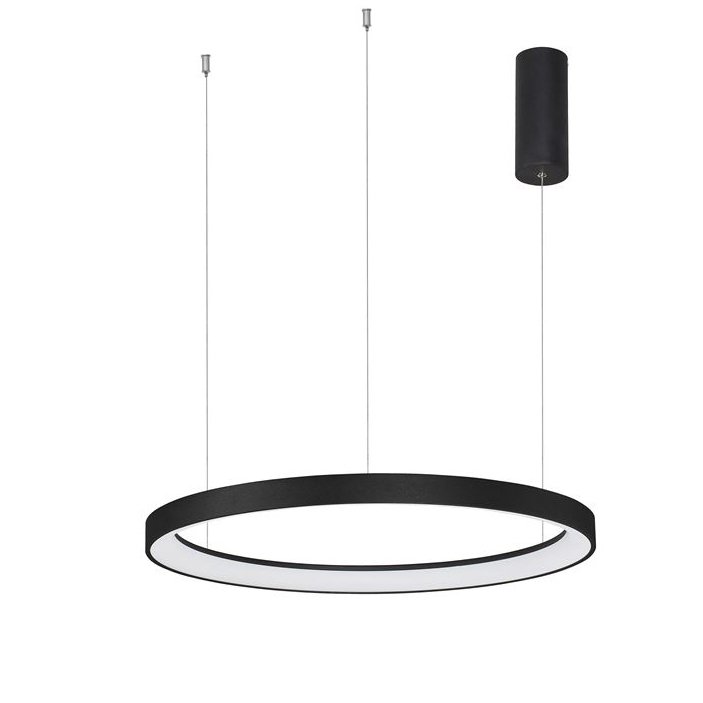 Lustra LED dimabila design circular PERTINO D-58cm, Lustre LED, moderne⭐ modele pendule pentru iluminat dormitor, living, bucatarie.✅DeSiGn decorativ unic!❤️Promotii lampi LED❗ ➽ www.evalight.ro. Alege corpuri de iluminat cu LED suspendate pt interior, suspensii elegante de lux cu cristale (becuri cu leduri si module LED integrate cu lumina calda, naturala sau rece), ieftine de calitate deosebita la cel mai bun pret.  a