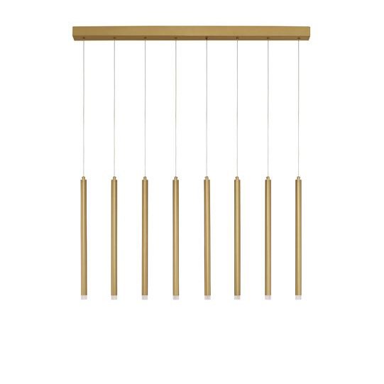 Lustra LED suspendata design minimalist TRIMLE aurie, Promotii lustre, reduceri⭐ corpuri de iluminat, mobila si decoratiuni de interior si exterior.⭕Oferte Pret redus online ➽ www.evalight.ro❗ a