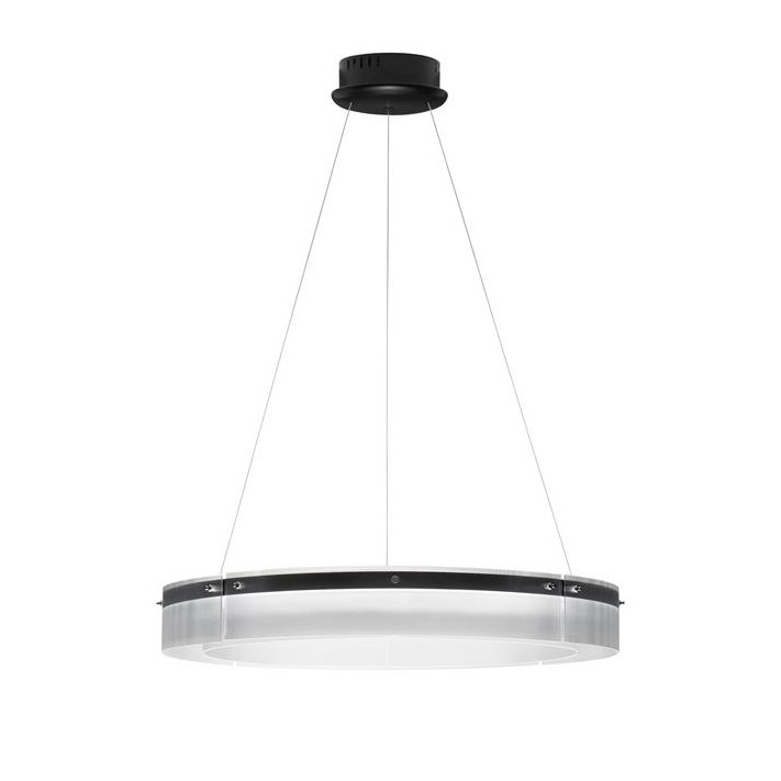 Lustra LED suspendata design circular PAULINE D-85cm, Promotii lustre, reduceri⭐ corpuri de iluminat, mobila si decoratiuni de interior si exterior.⭕Oferte Pret redus online ➽ www.evalight.ro❗ a