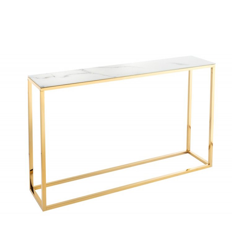 Consola laterala design modern Elegance 110cm, Console / Birouri moderne⭐ modele de lux pentru perete hol, mobila living.❤️Promotii mese consola si birou tip consola❗ ➽ www.evalight.ro. Alege mese tip console din lemn, metal, sticla, cu picioare inalte, cu sertare si rafturi, oglinda: clasice in stil baroc, scandinave, minimalist, vintage retro, industrial, pt intrare casa, ieftine si de calitate deosebita la cel mai bun pret. a