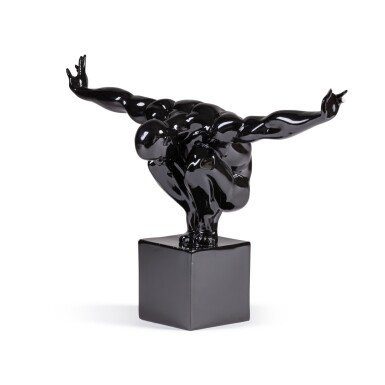 Statueta decorativa STATUE ATHLETE MUSKELN 45 SCHWARZ, Statuete / Figurine decorative moderne⭐ decoratiuni interioare de lux, obiecte de decor ❗ ➽ www.evalight.ro.   a