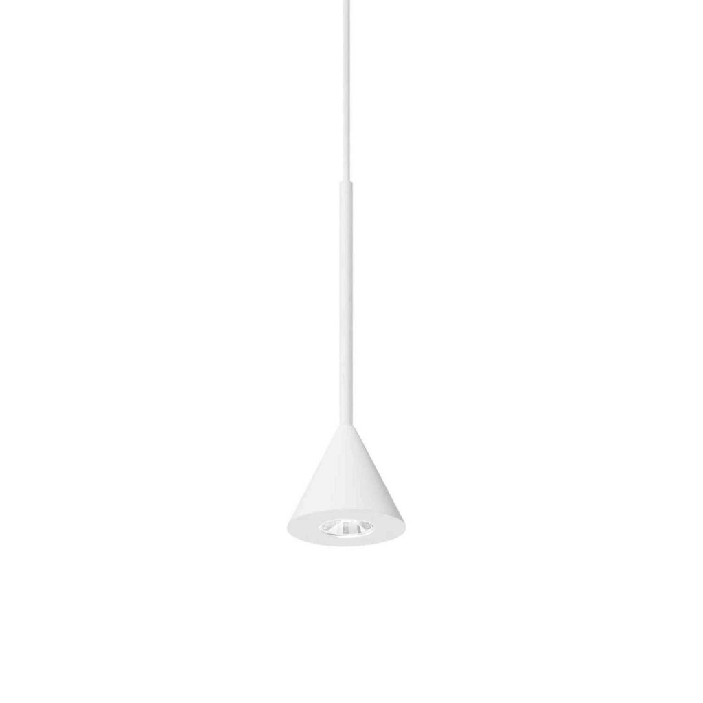 Pendul LED stil minimalist Archimede sp cono alb, Lustre LED, moderne⭐ modele pendule pentru iluminat dormitor, living, bucatarie.✅DeSiGn decorativ unic!❤️Promotii lampi LED❗ ➽ www.evalight.ro. Alege corpuri de iluminat cu LED suspendate pt interior, suspensii elegante de lux cu cristale (becuri cu leduri si module LED integrate cu lumina calda, naturala sau rece), ieftine de calitate deosebita la cel mai bun pret.  a