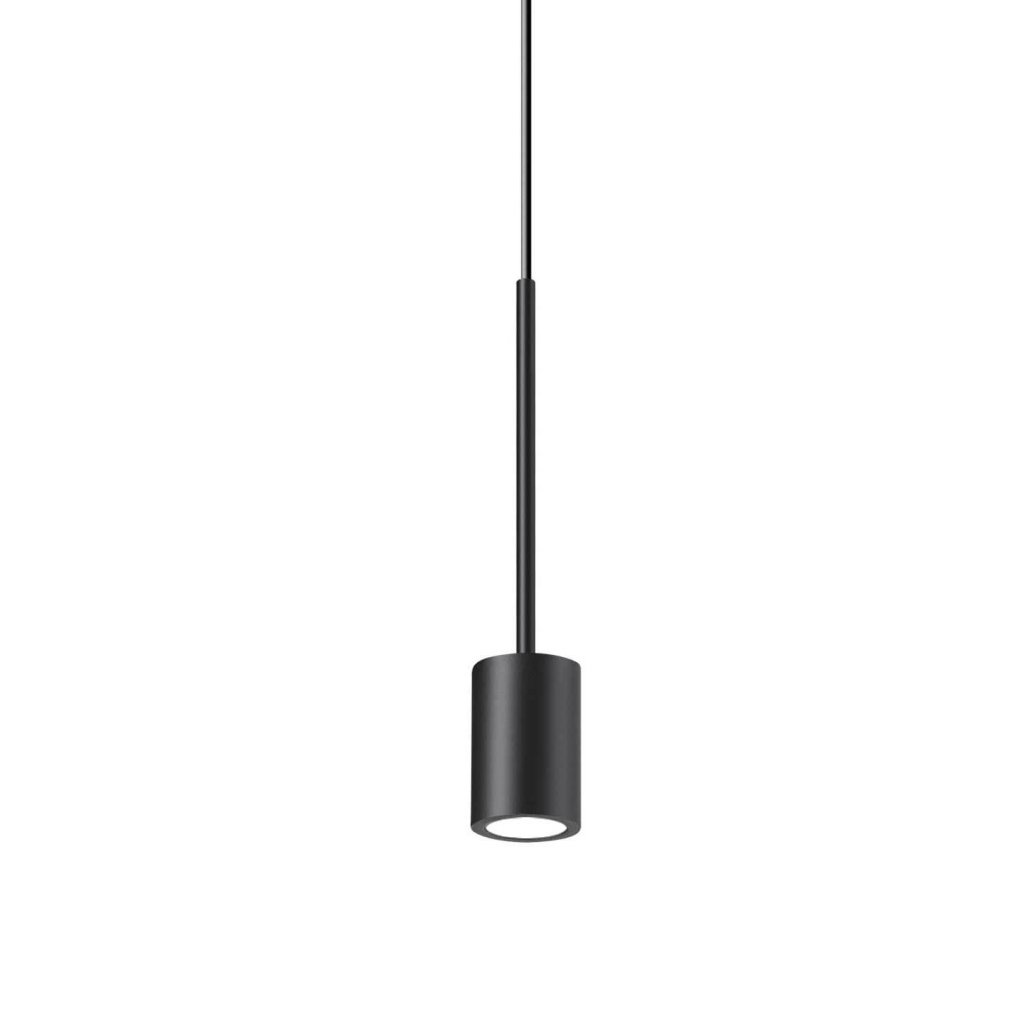 Pendul LED stil minimalist Archimede sp cilindro negru, Lustre LED, moderne⭐ modele pendule pentru iluminat dormitor, living, bucatarie.✅DeSiGn decorativ unic!❤️Promotii lampi LED❗ ➽ www.evalight.ro. Alege corpuri de iluminat cu LED suspendate pt interior, suspensii elegante de lux cu cristale (becuri cu leduri si module LED integrate cu lumina calda, naturala sau rece), ieftine de calitate deosebita la cel mai bun pret.  a