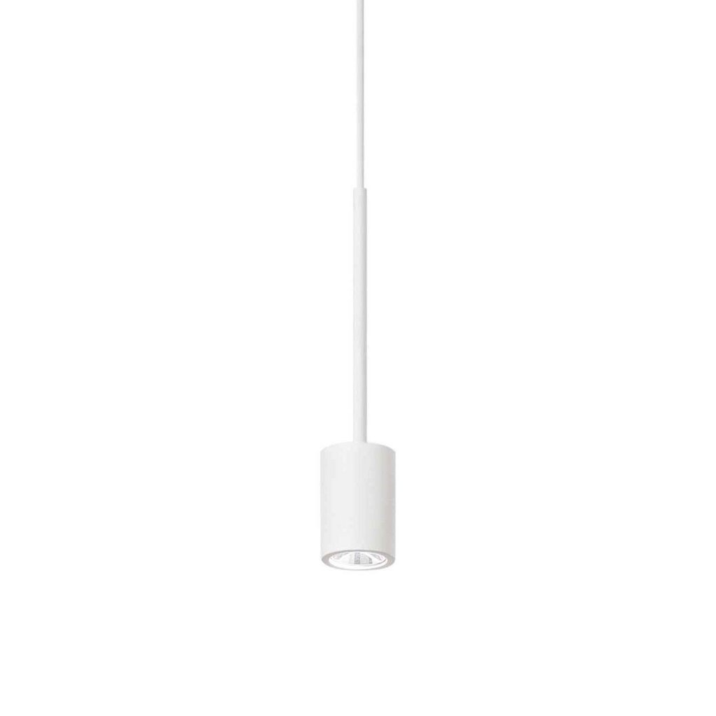 Pendul LED stil minimalist Archimede sp cilindro alb, Lustre LED, moderne⭐ modele pendule pentru iluminat dormitor, living, bucatarie.✅DeSiGn decorativ unic!❤️Promotii lampi LED❗ ➽ www.evalight.ro. Alege corpuri de iluminat cu LED suspendate pt interior, suspensii elegante de lux cu cristale (becuri cu leduri si module LED integrate cu lumina calda, naturala sau rece), ieftine de calitate deosebita la cel mai bun pret.  a