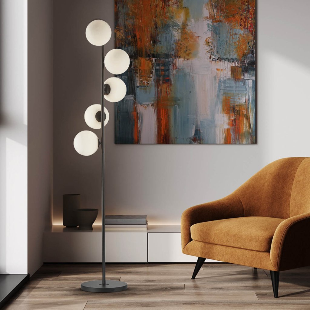 Lampadar/Lampa de podea design modern Inoa negru/alb, Lampadare moderne de podea⭐ modele elegante pentru iluminat camera living dormitor.✅DeSiGn decorativ de lux unic!❤️Promotii lampi❗ ➽www.evalight.ro. Alege corpuri de iluminat de podea pt interior cu reader LED, ieftine de calitate deosebita la cel mai bun pret. a