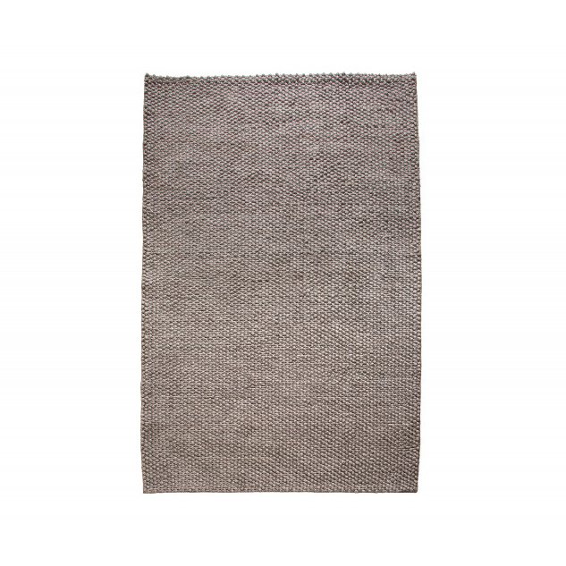 Covor Wool 240x160cm, maro-antracit, Covoare moderne, decorative⭐ modele geometrice✅ pufoase, decorate în stil clasic de lux sau vintage pentru living, dormitor sau o sufragerie eleganta❗ ➽ www.evalight.ro.  a