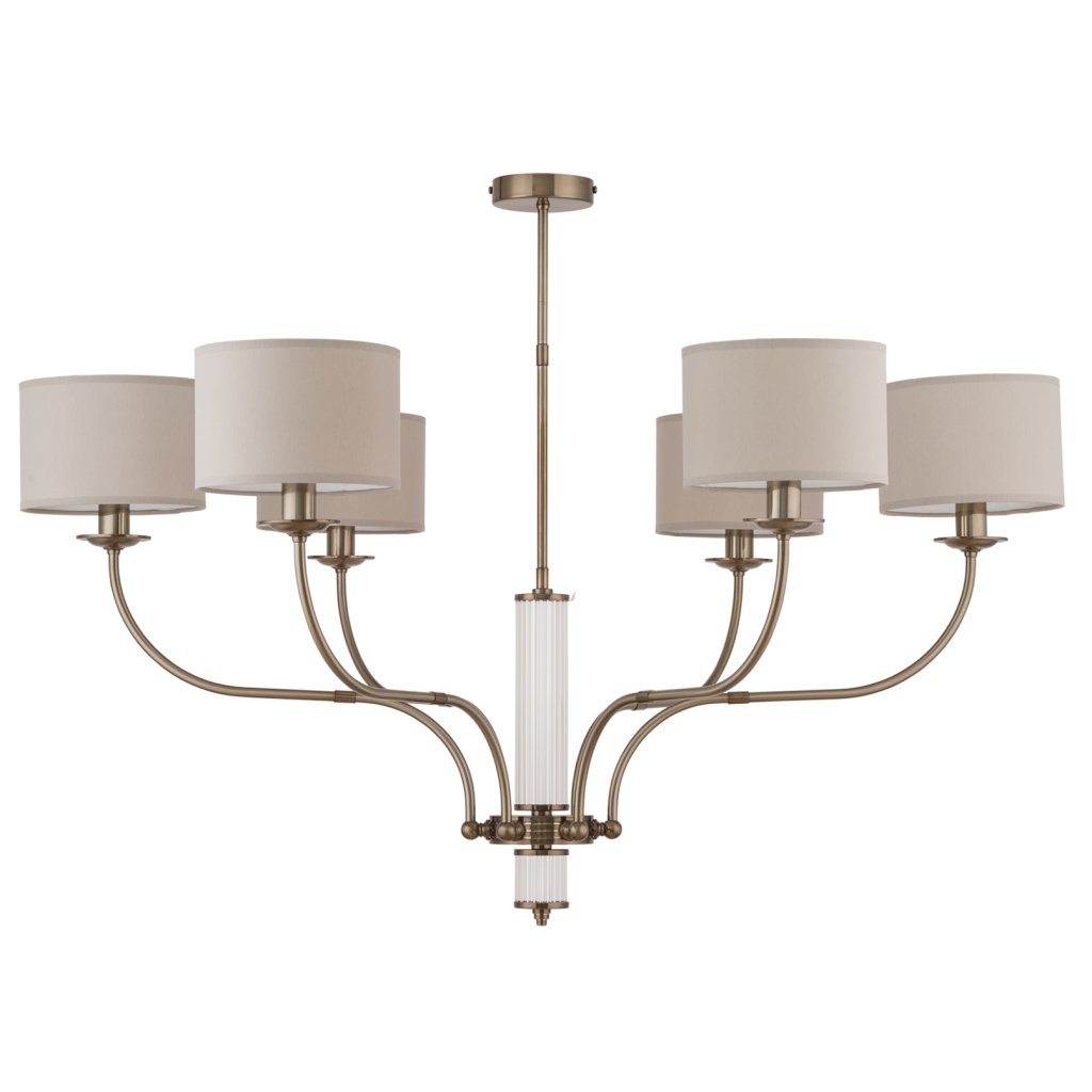 Candelabru 6 brate modern realizat manual Masimo, Candelabre si Lustre moderne⭐ modele elegante de lux pentru dormitor living, bucatarie.✅DeSiGn decorativ unic!❤️Promotii lampi❗ ➽www.evalight.ro. Alege corpuri de iluminat suspendate pt interior stil modern, suspensii de tip pendule cu cristale, abajur material textil, lemn, metal, sticla, bec tip lumanare Edison sau LED, ieftine de calitate deosebita la cel mai bun pret.

 a