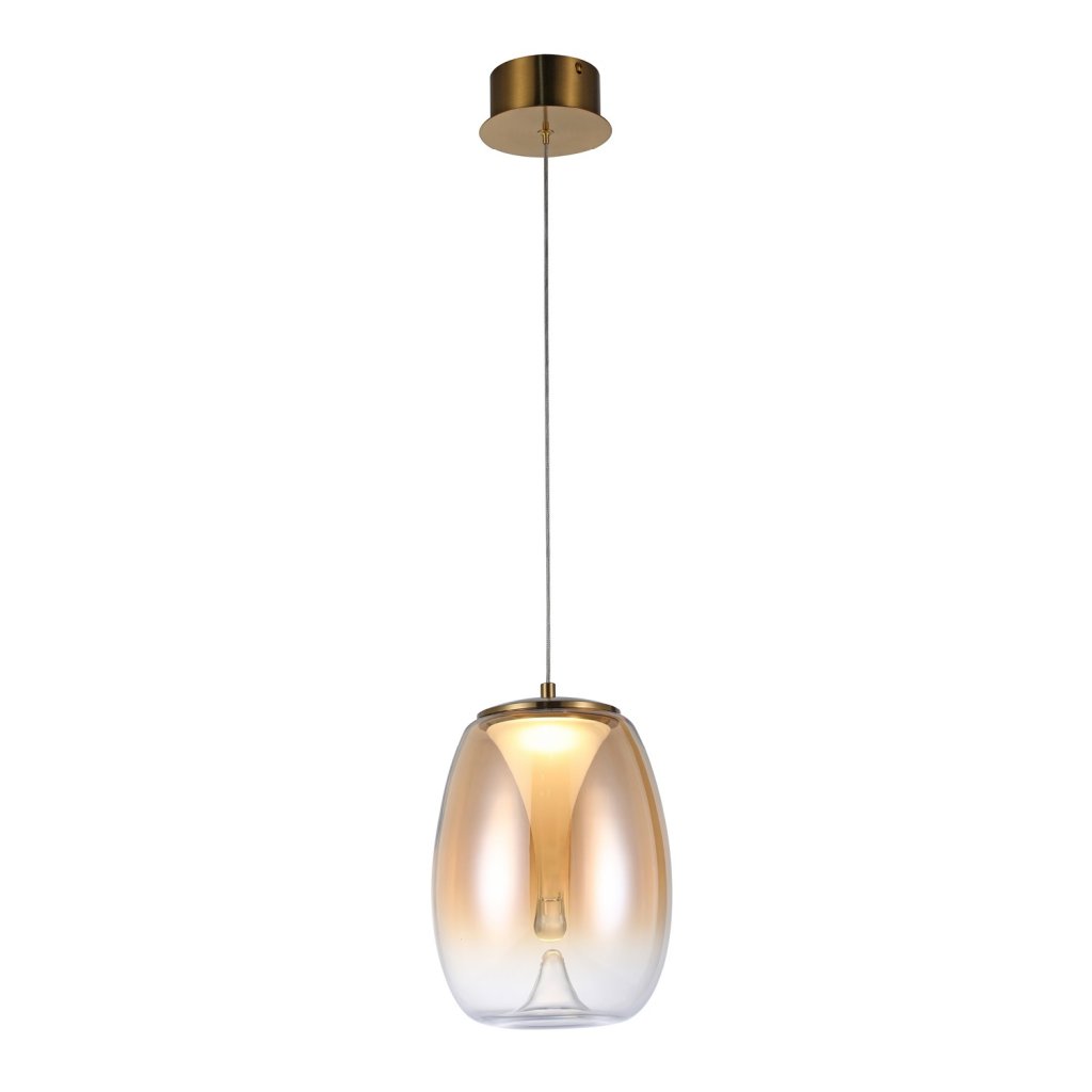 Pendul LED design decorativ modern PAMELA 20 amber, Cele mai noi produse 2024 a