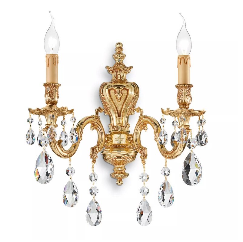 Aplica de perete LUX cu cristale Scholer, Versailles, Lustre cristal si Corpuri de iluminat suspendate⭐ modele de lux elegante din cristal Stil Exclusive.✅Design Premium Top❗ ➽ www.evalight.ro.  a