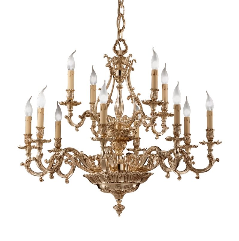 Candelabru 12 brate LUX realizat manual Versailles, Lustre cristal si Corpuri de iluminat suspendate⭐ modele de lux elegante din cristal Stil Exclusive.✅Design Premium Top❗ ➽ www.evalight.ro.  a