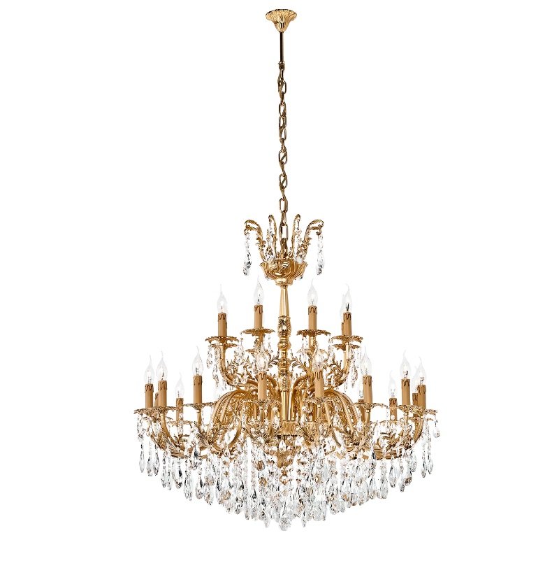 Candelabru 24 brate LUX cu cristale Scholer, Nur, Lustre Cristal Scholer⭐ modele de lux candelabre deosebite stil Baroc din cristal autentic.✅Design unicat Premium Top❗ ➽ www.evalight.ro. a