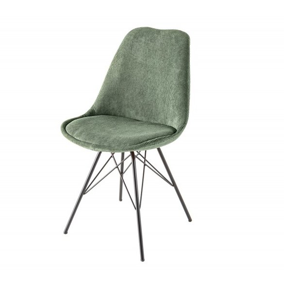 Set de 4 scaune Scandinavia verde/ negru, Cele mai noi produse 2024 a