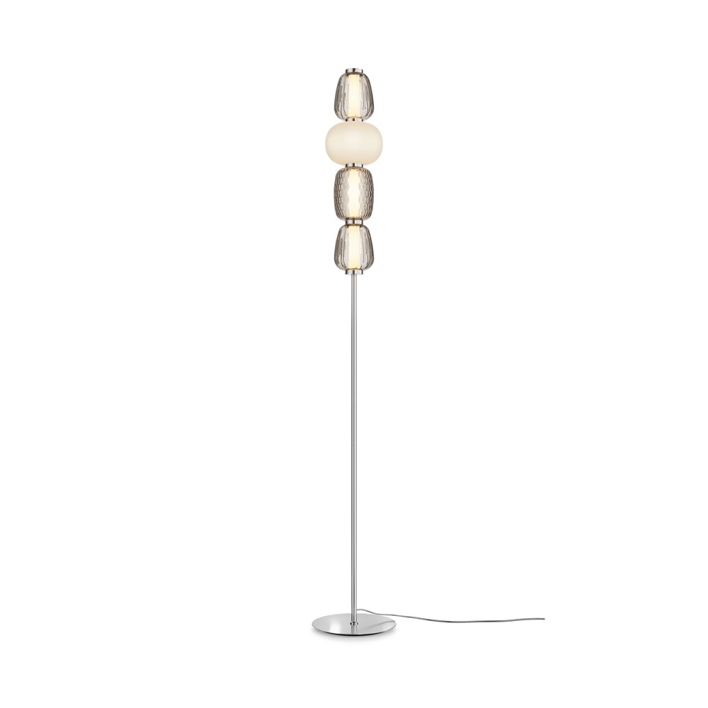 Lampadar LED design modern decorativ Pattern crom, Cele mai noi produse 2024 a