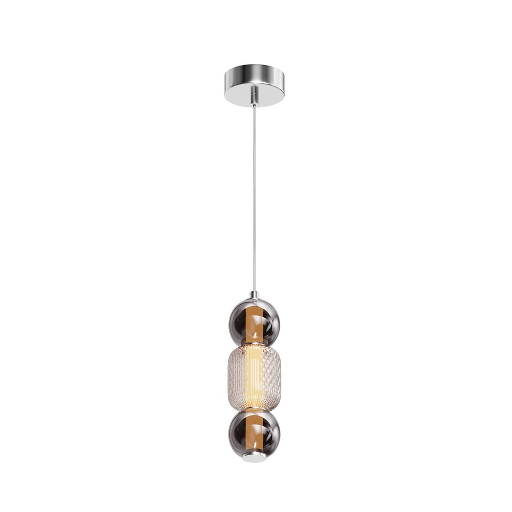 Pendul LED design modern decorativ Drop crom, Cele mai noi produse 2024 a