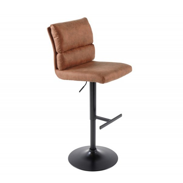 Set 2 scaune de bar Comfort microfibra maro vintage, Cele mai noi produse 2024 a