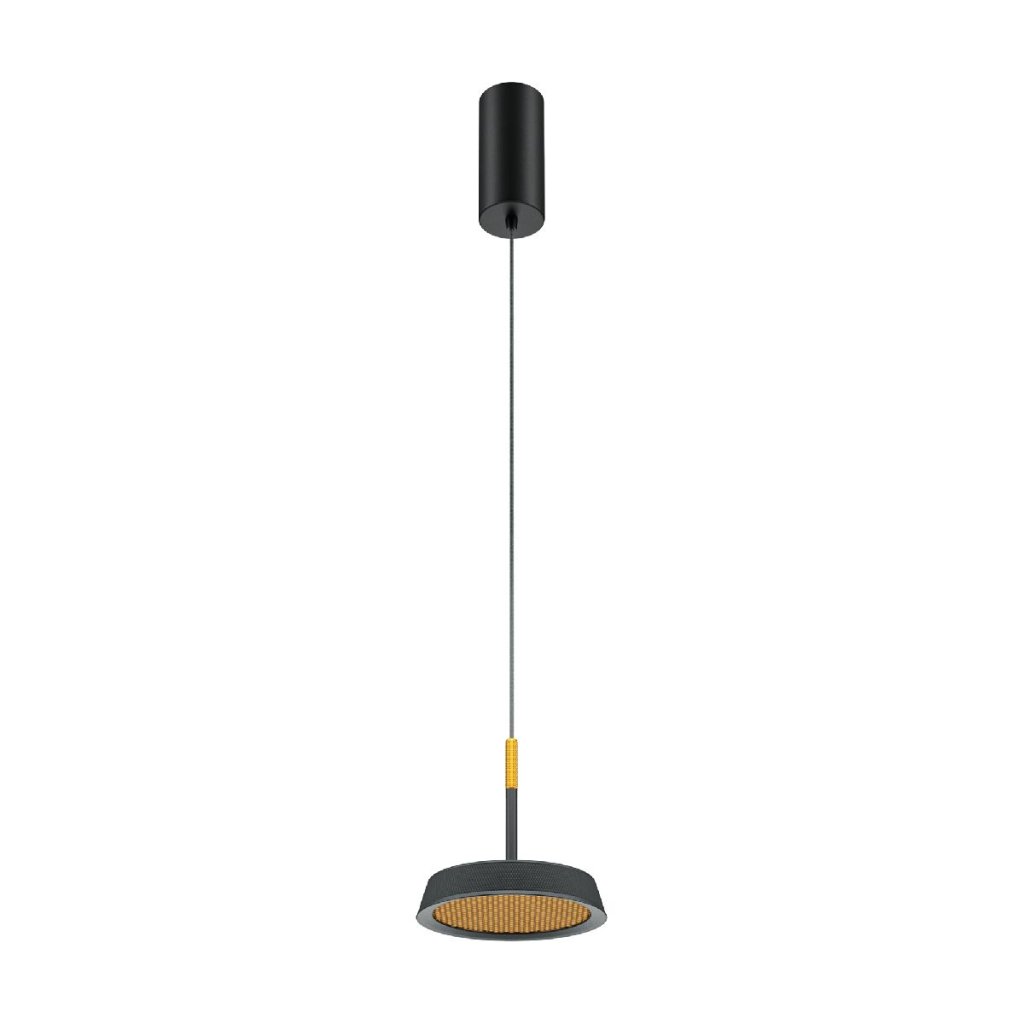 Pendul LED design modern El 14,5cm negru/auriu, Corpuri de iluminat interior LED⭐ modele lustre interior LED pentru living, dormitor, bucatarie, baie.✅DeSiGn decorativ de lux!❤️Promotii lampi LED❗ ➽www.evalight.ro. Alege Corpuri de iluminat interior LED elegante in stil modern, suspendate sau aplicate de tavan si perete, ieftine de calitate deosebita la cel mai bun pret. a