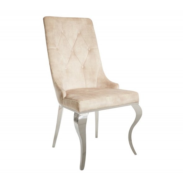 Set 2 scaune stil baroc Modern Barock, sampanie, Cele mai noi produse 2024 a