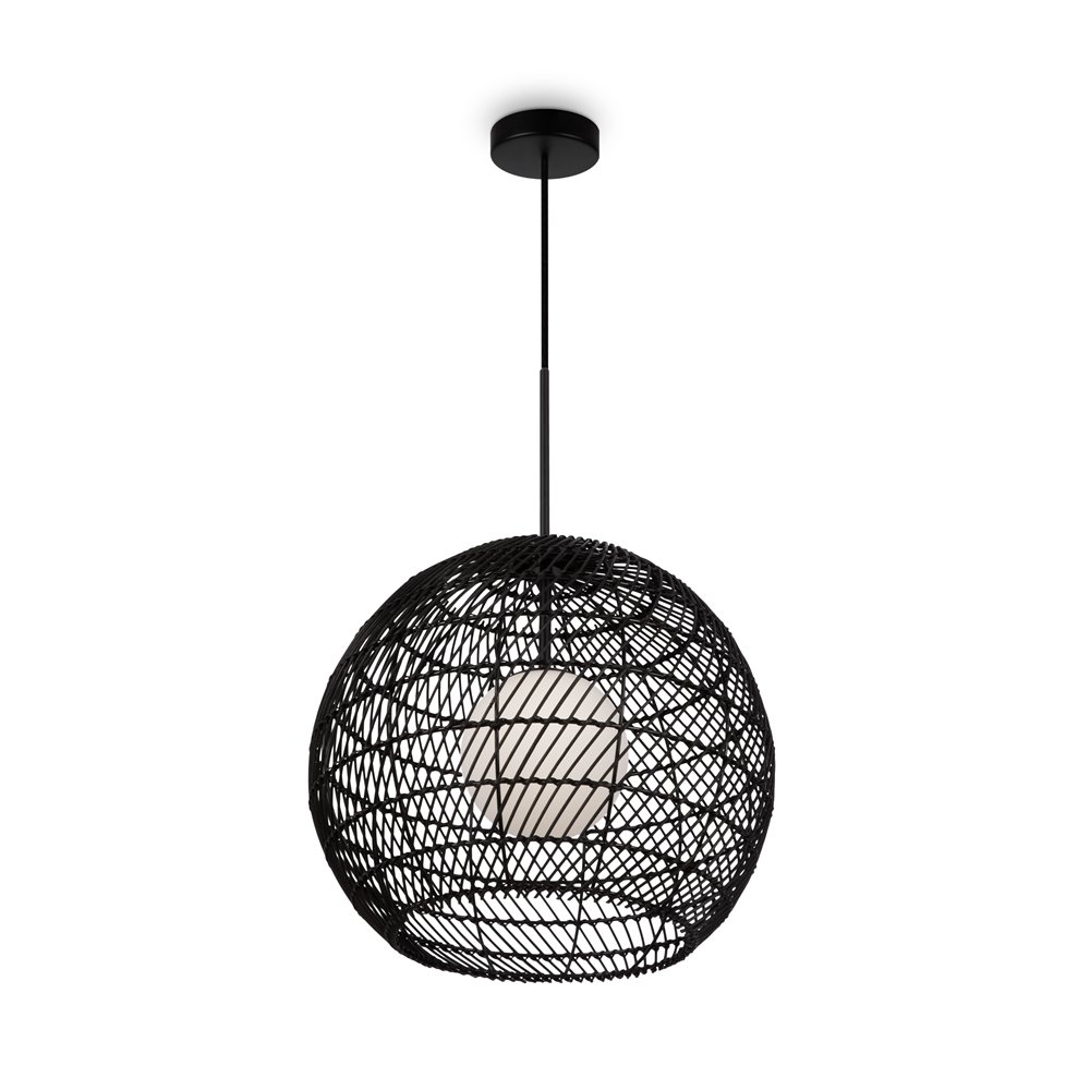 Lustra/Pendul design modern CANE 40cm negru, Pendule / Lustre suspendate moderne, LED⭐ modele elegante pentru bucatarie, living dormitor.✅DeSiGn decorativ unic!❤️Promotii lampi❗ ➽www.evalight.ro. Alege corpuri de iluminat suspendate pt interior stil modern, suspensii de tip pendule cu cristale, abajur material textil, lemn, metal, sticla, bec tip lumanare Edison sau LED, ieftine si de lux, calitate deosebita la cel mai bun pret. a