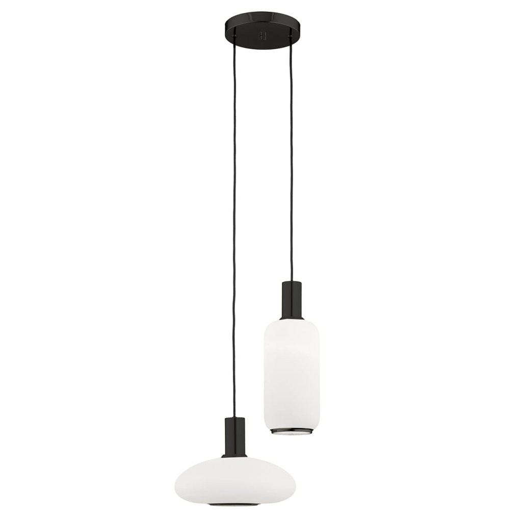 Lustra cu 2 pendule design modern SAGUNTO, negru, Cele mai noi produse 2024 a