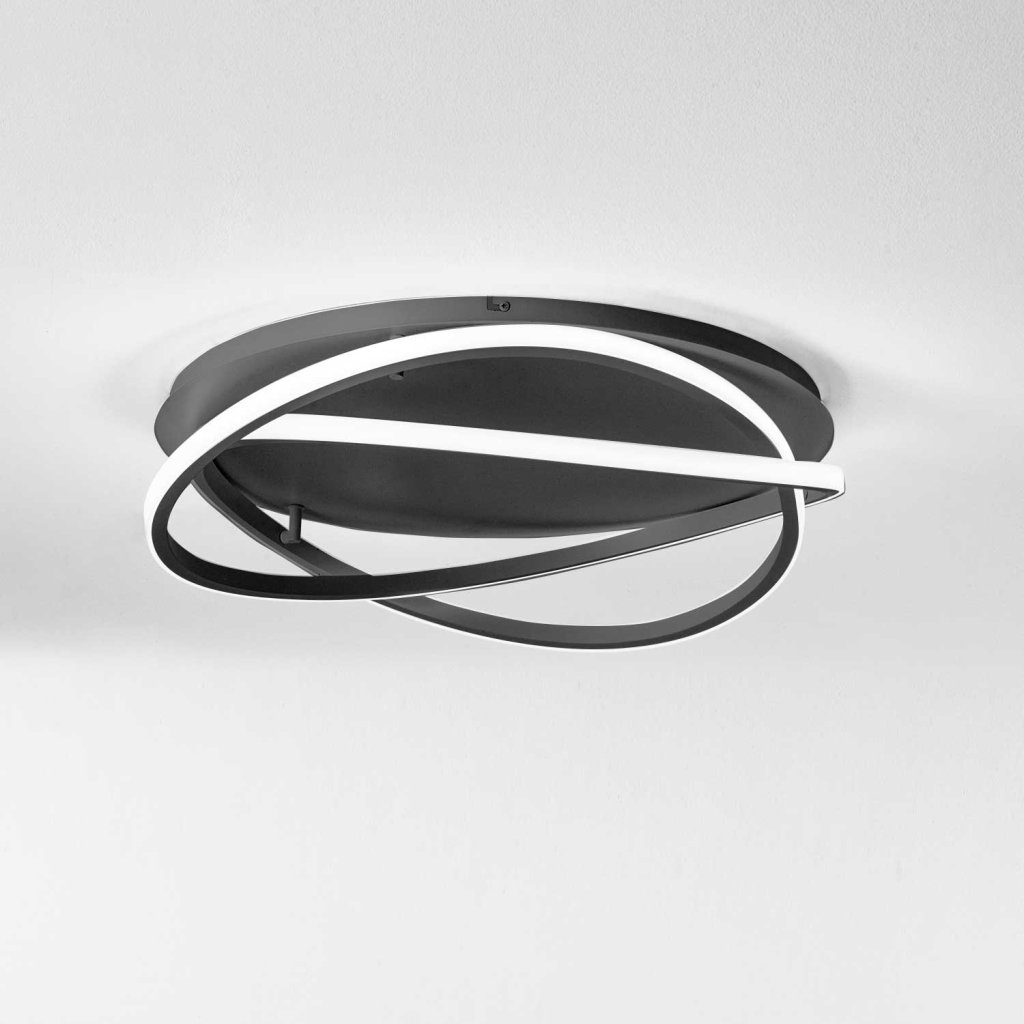 Plafoniera LED design modern ATIA 60cm alb sau negru, Cele mai noi produse 2024 a